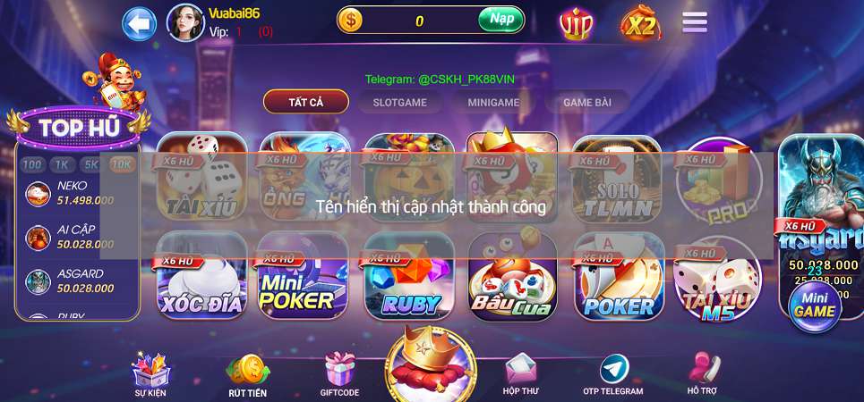 Chương trình tích điểm K188: Nhận 55 điểm thưởng miễn phí, không cần nạp tiền - K188